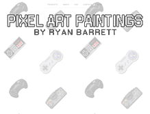 Tablet Screenshot of pixelartpaintings.com